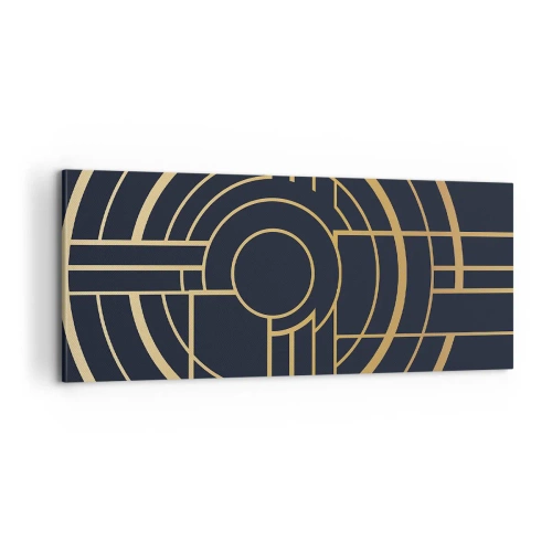 Impression sur toile - Image sur toile - Rotation des éléments - 100x40 cm