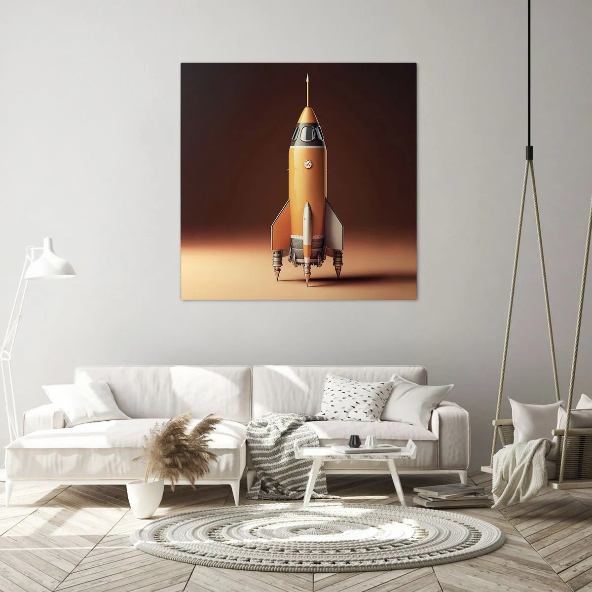 Impression sur toile - Image sur toile - Ça commence par un rêve - 50x50 cm