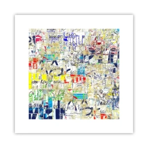 Affiche - Poster - Ca fait juste plaisir aux yeux - 30x30 cm