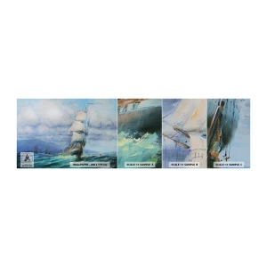 Échantillon de Papier Peint Autocollant Deluxe Sticker - Vents favorables - Bateau à voile, Mer, voile - 100x30 cm