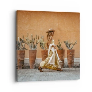 Impression sur toile - Image sur toile - Style hippie - 40x40 cm