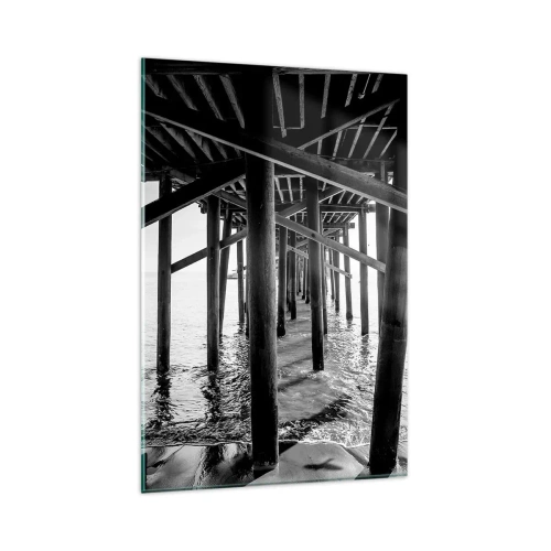 Impression sur verre - Image sur verre - Refuge de plage - 80x120 cm