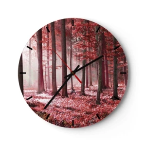 Horloge murale - Pendule murale - Le rouge est tout aussi beau - 40x40 cm