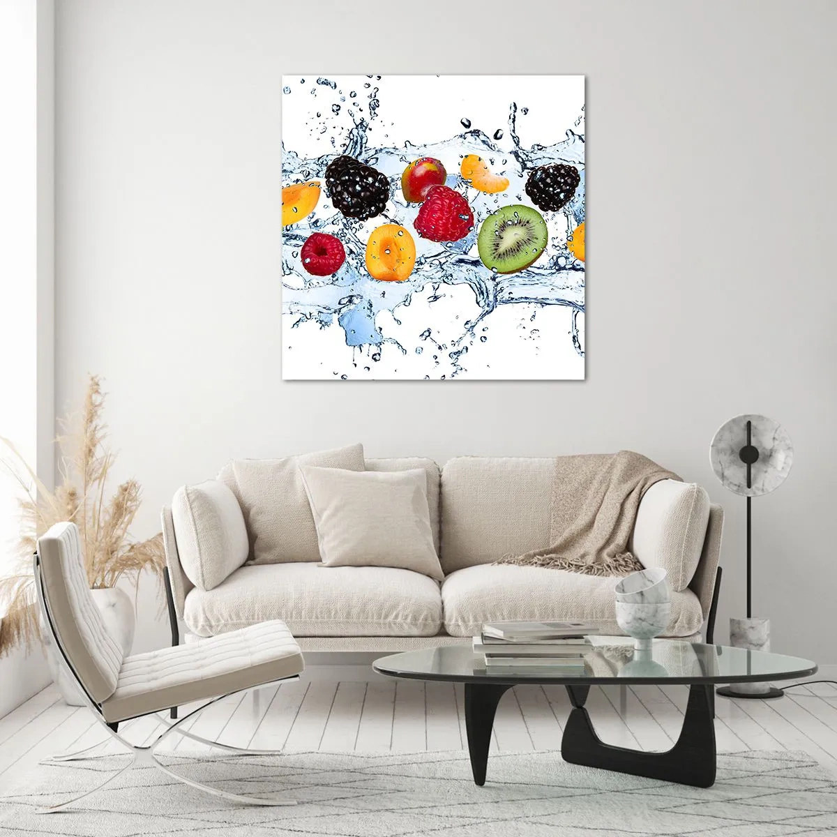 Impression sur verre - Image sur verre - Amusez-vous avec nous - 50x50 cm