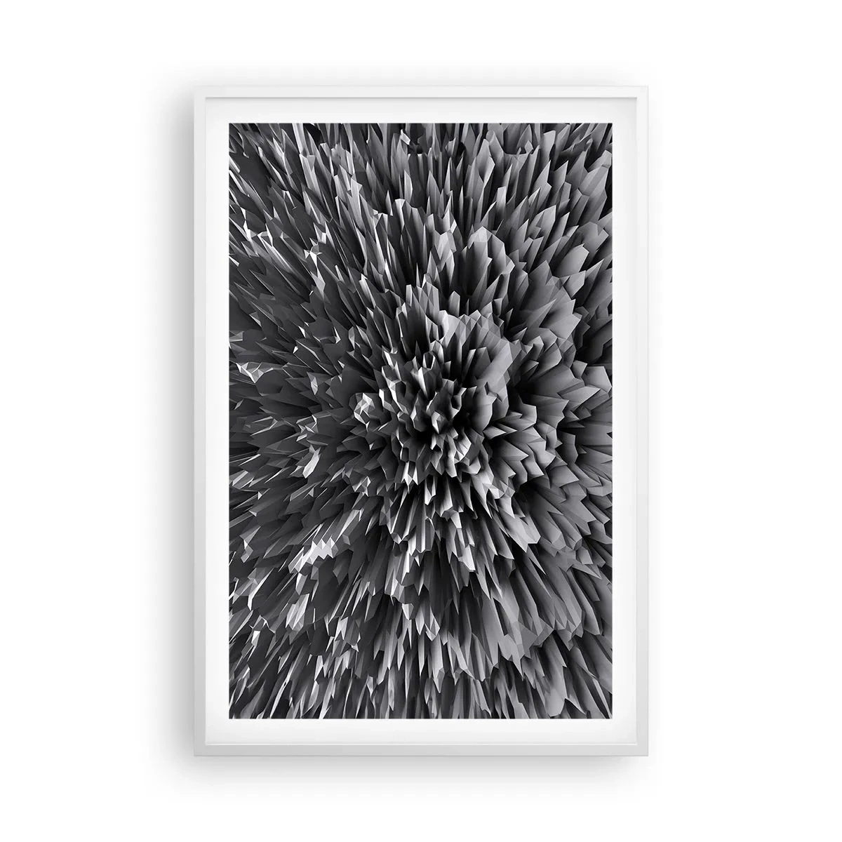 Affiche dans un cadre blanc - Poster - Ça ne peut pas être plus dur que ça - 61x91 cm