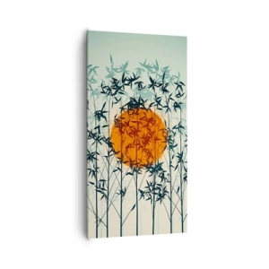 Impression sur toile - Image sur toile - Soleil japonnais - 65x120 cm