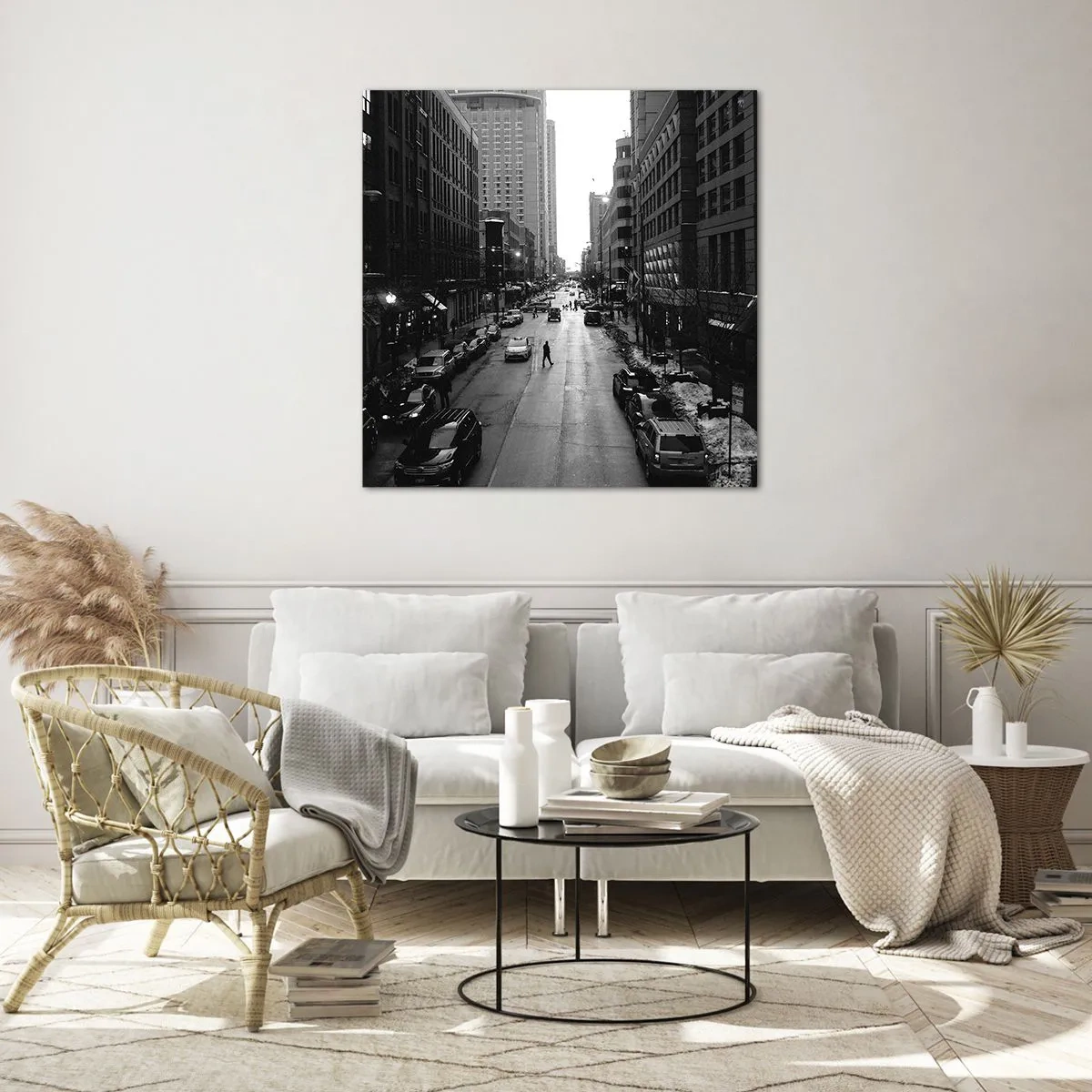 Impression sur verre - Image sur verre - Un autre jour comme tous les autres jours - 60x60 cm