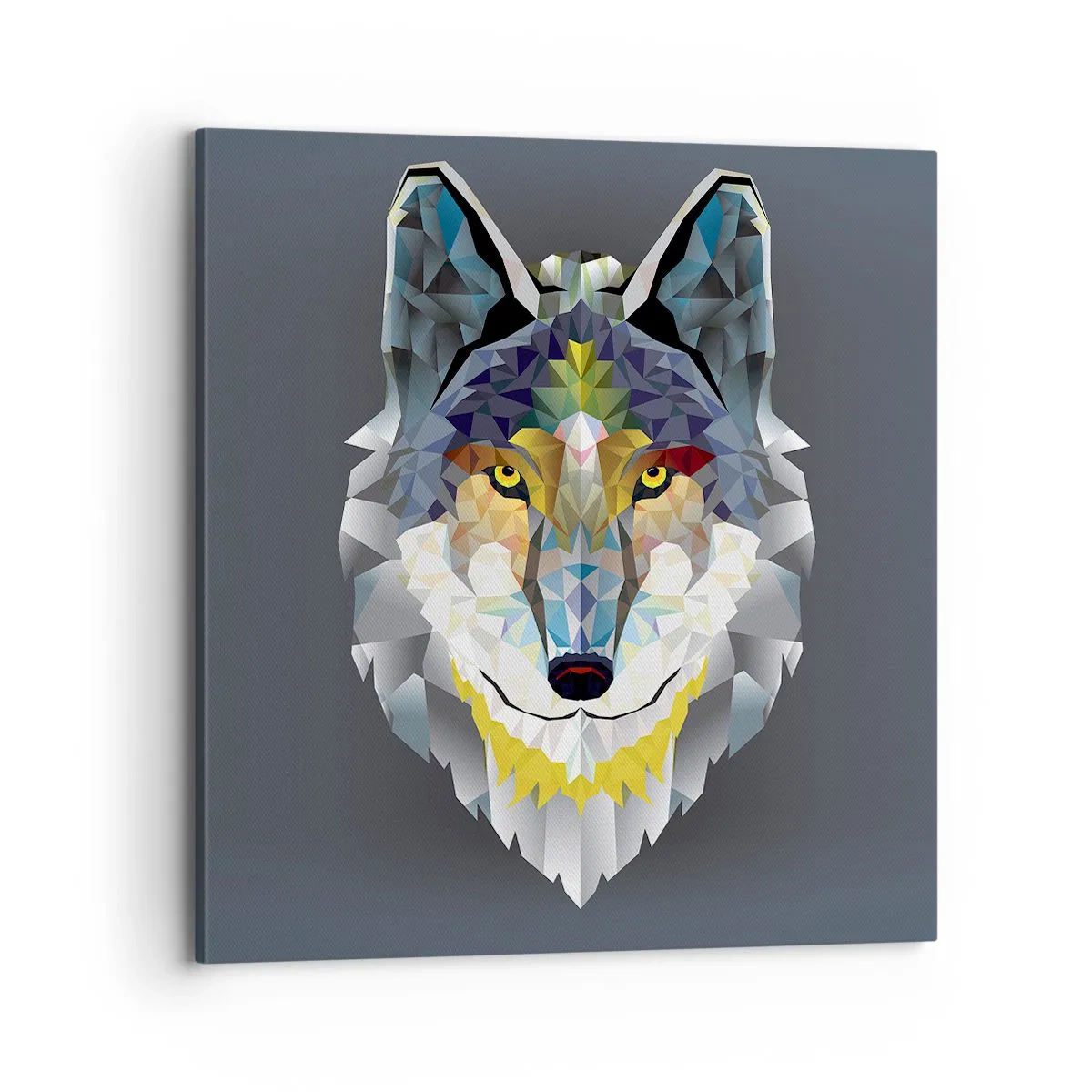 Impression sur toile - Image sur toile - On parle du loup - 70x70 cm