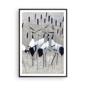 Affiche dans un cadre noir - Poster - Parmi les siens - 70x100 cm