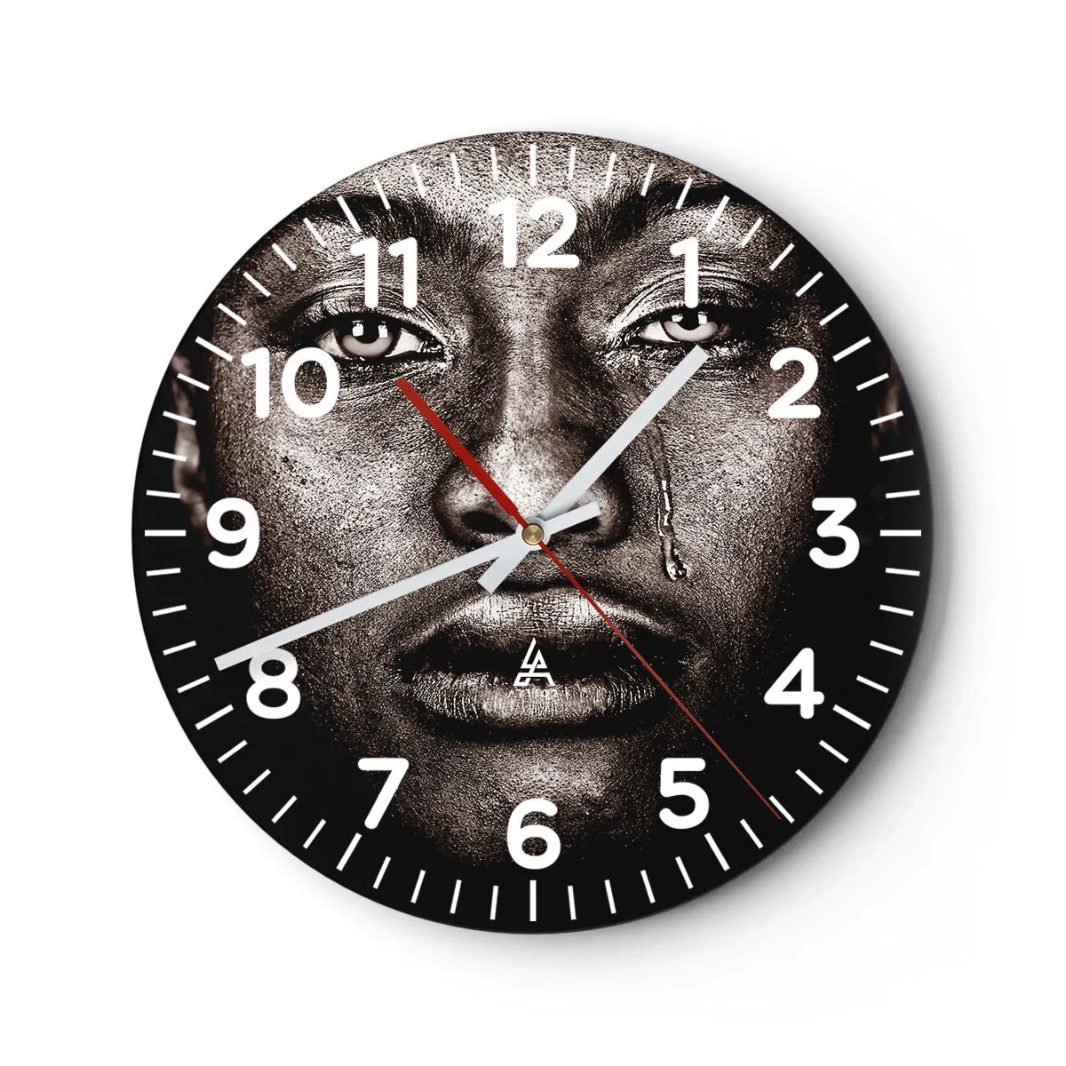 Horloge murale - Pendule murale - Une larme - 40x40 cm