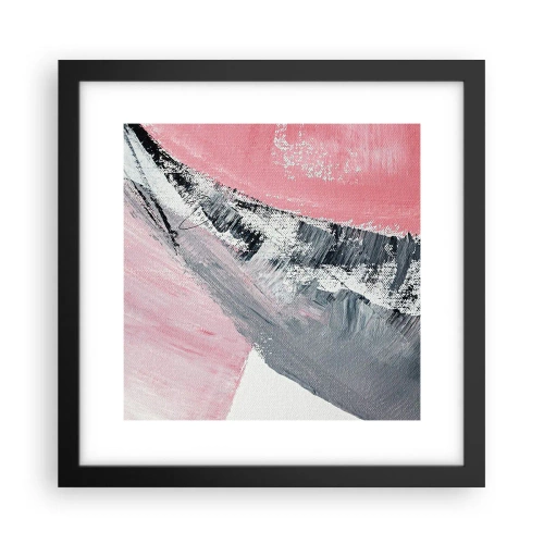 Affiche dans un cadre noir - Poster - Composition assortie - 30x30 cm