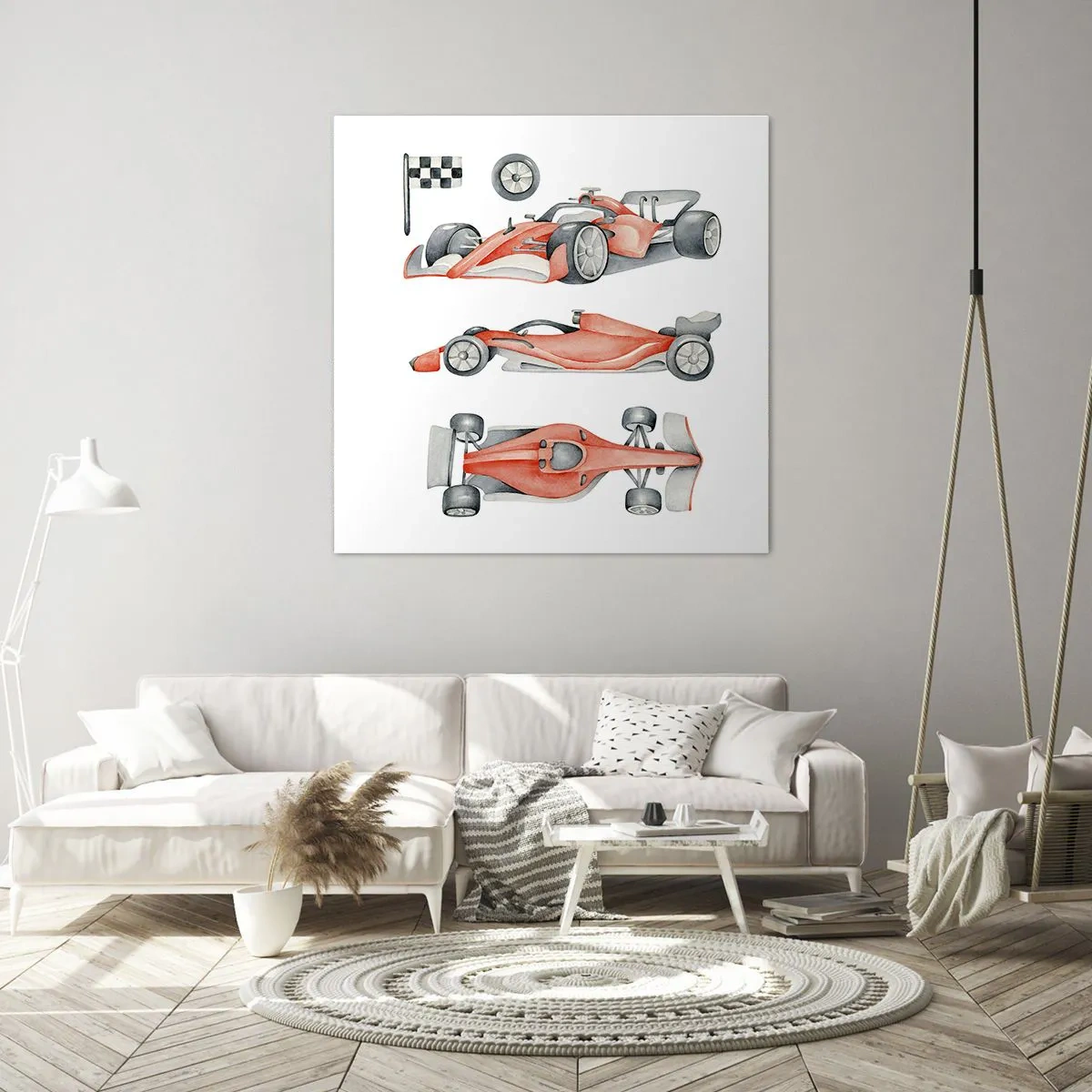 Impression sur toile - Image sur toile - poursuis ton rêve - 30x30 cm