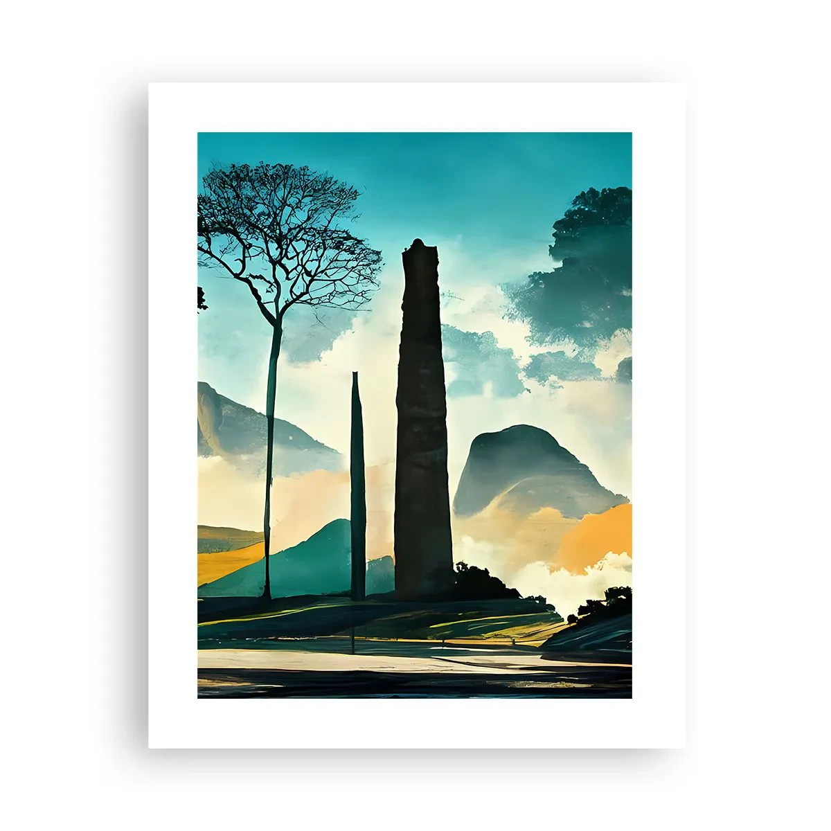 Affiche - Poster - Toujours de plus en plus haut - 40x50 cm