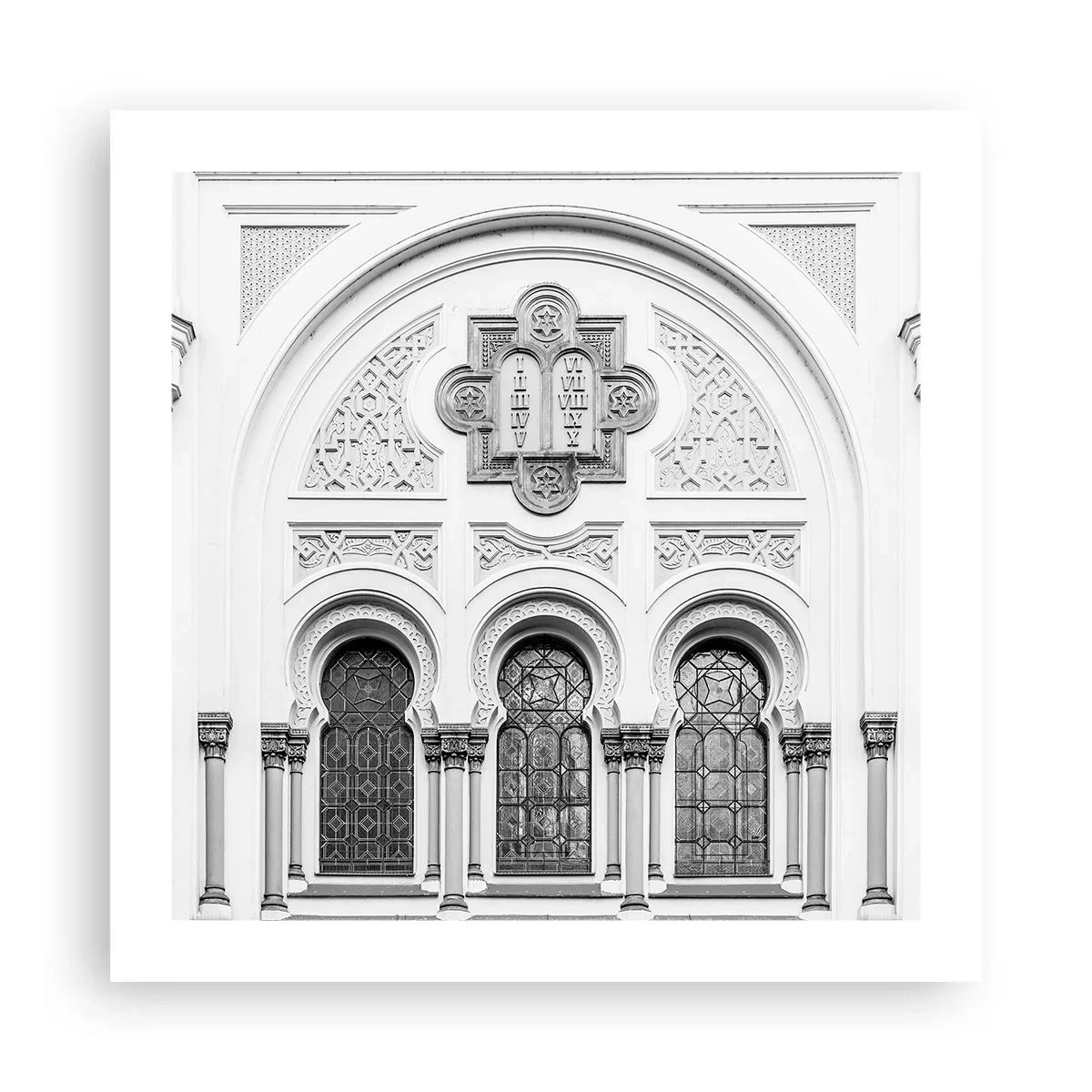 Affiche - Poster - À la frontière des cultures - 50x50 cm