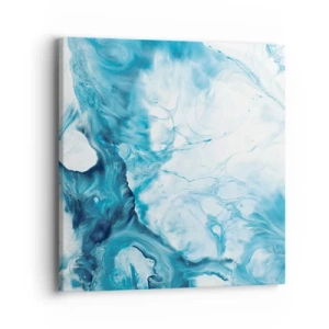 Impression sur toile - Image sur toile - Concert de bleu - 40x40 cm