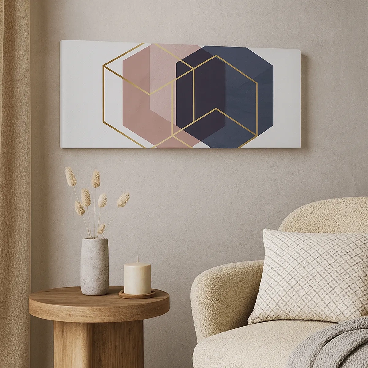 Impression sur toile - Image sur toile - Le pouvoir de la simplicité - 30x30 cm