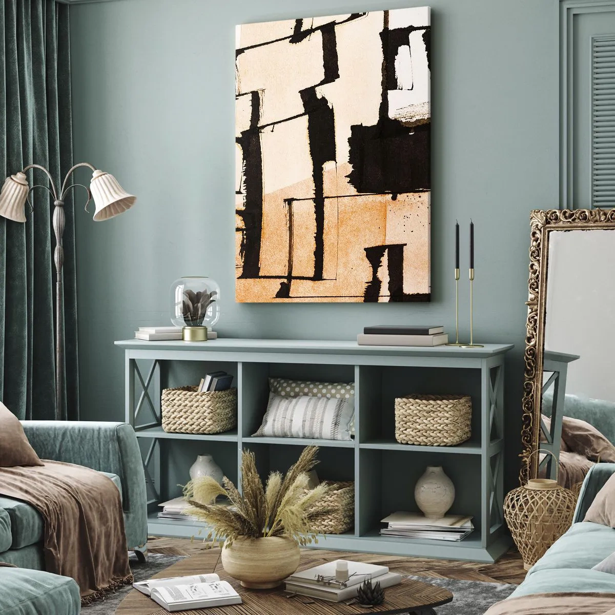 Impression sur toile - Image sur toile - De l’ordre malgré tout - 65x120 cm