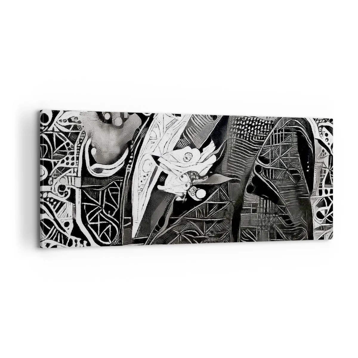 Impression sur toile - Image sur toile - Seulement en apparence un homme froid - 100x40 cm