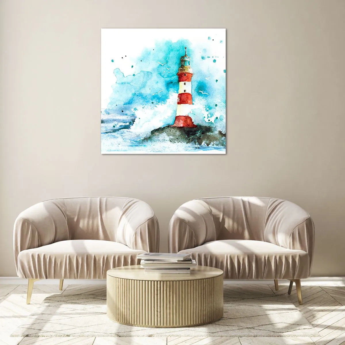 Impression sur verre - Image sur verre - Unité des éléments - 60x60 cm