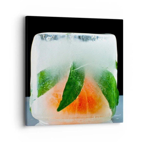 Impression sur toile - Image sur toile - Fraîcheur et rafraîchissement - 40x40 cm
