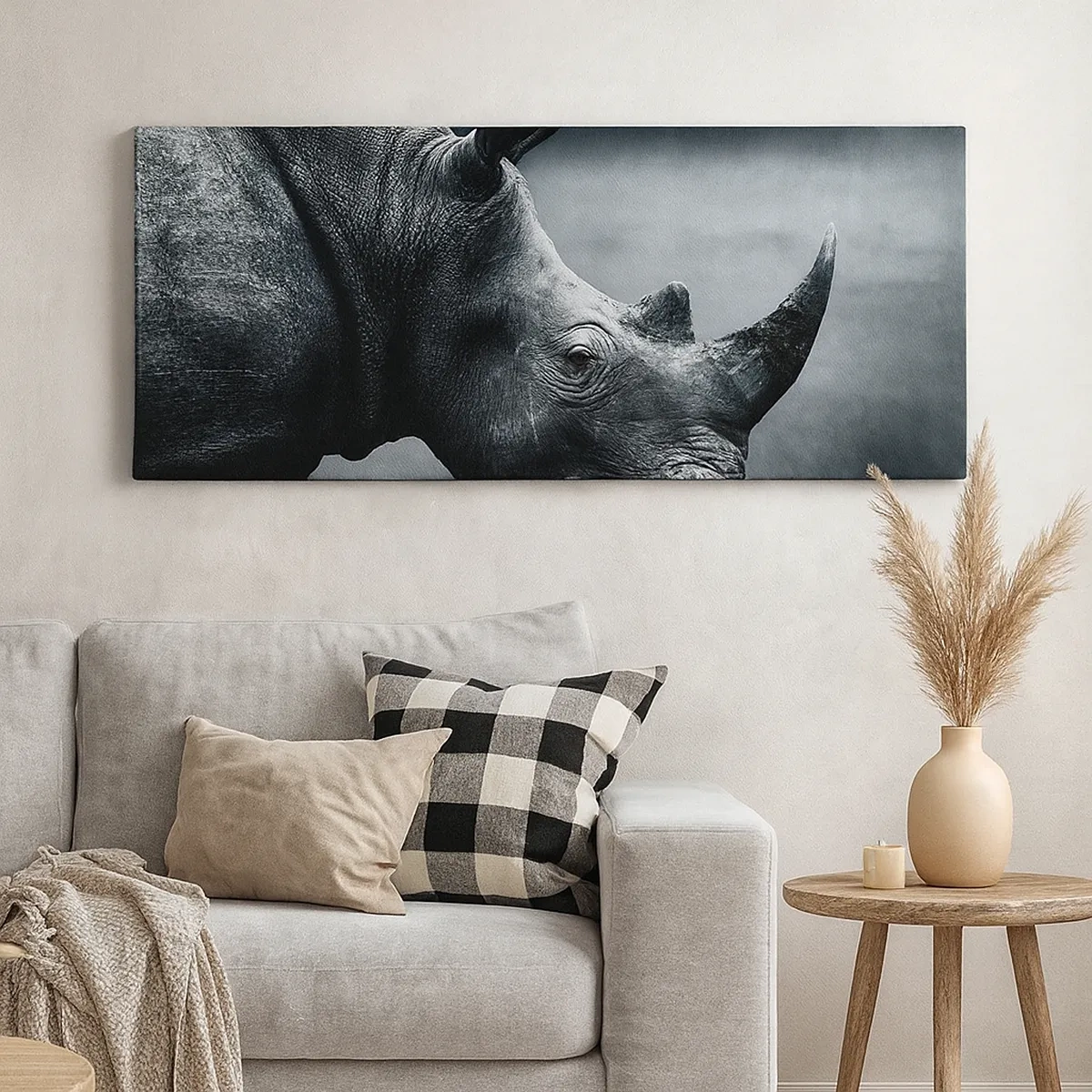 Impression sur toile - Image sur toile - Le profil droit - 30x30 cm