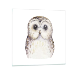 Impression sur verre - Image sur verre - Regarde-moi dans les yeux - 30x30 cm