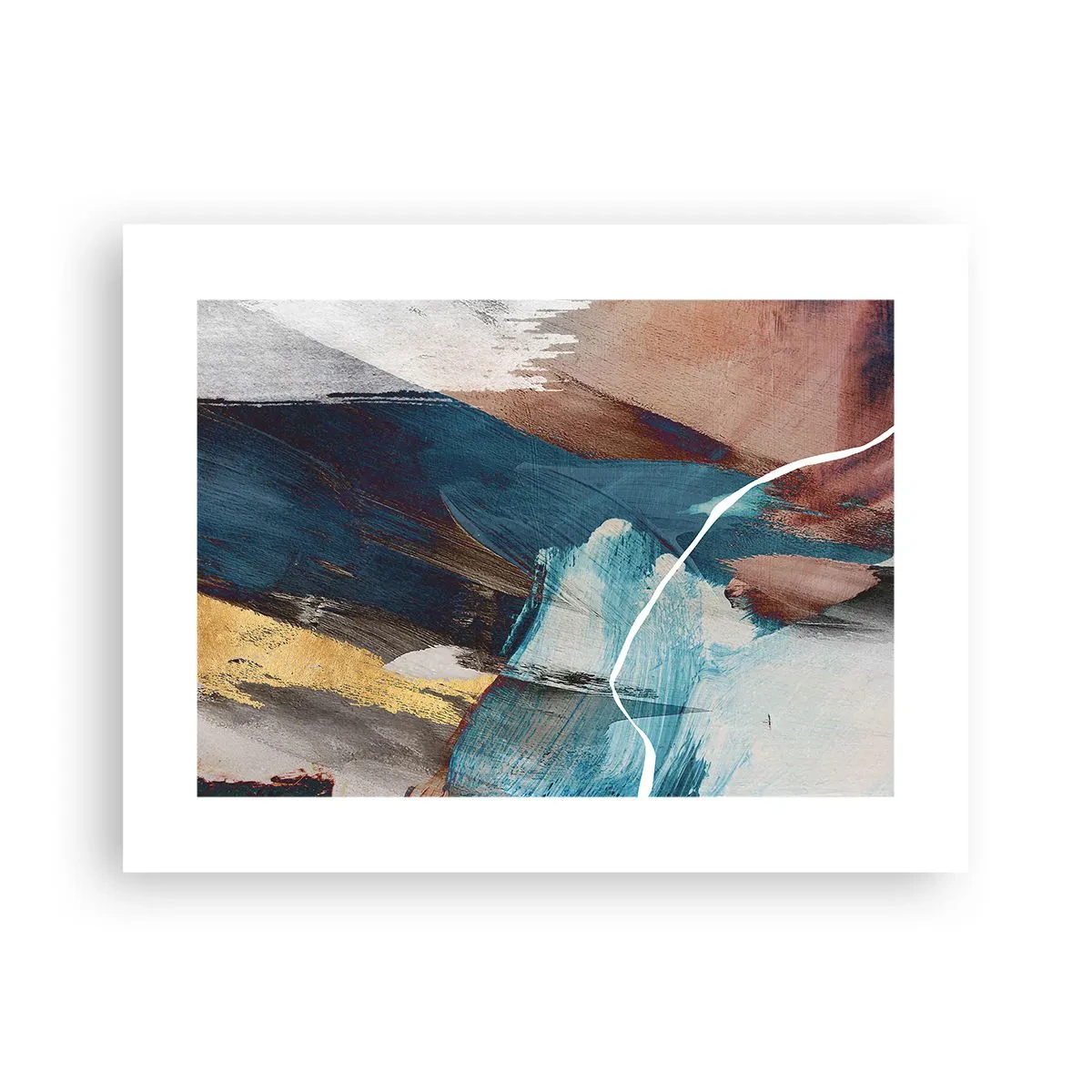 Affiche - Poster - Avec panache et énergie - 40x30 cm