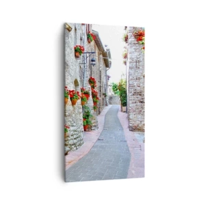 Impression sur toile - Image sur toile - Ambiance italienne - 45x80 cm