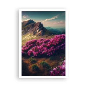 Affiche - Poster - L'été à la montagne - 70x100 cm
