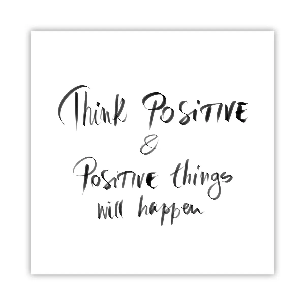 Affiche - Poster - Comment vivre? - 60x60 cm