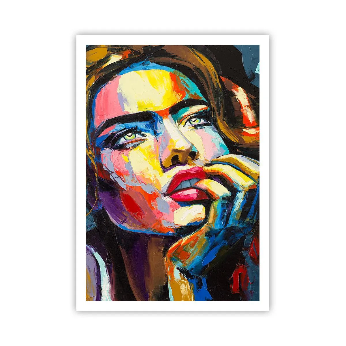 Affiche - Poster - Les rêves volent dans le ciel comme des oiseaux - 70x100 cm