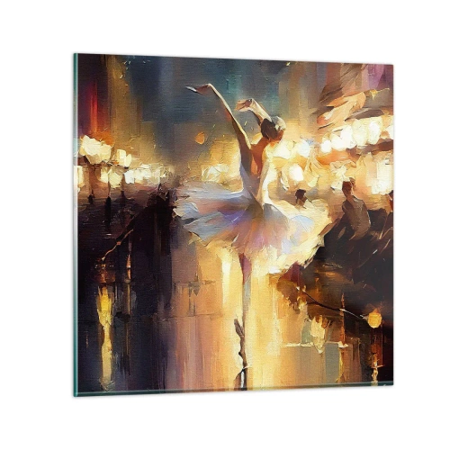 Impression sur verre - Image sur verre - Miracle dans la rue - 50x50 cm