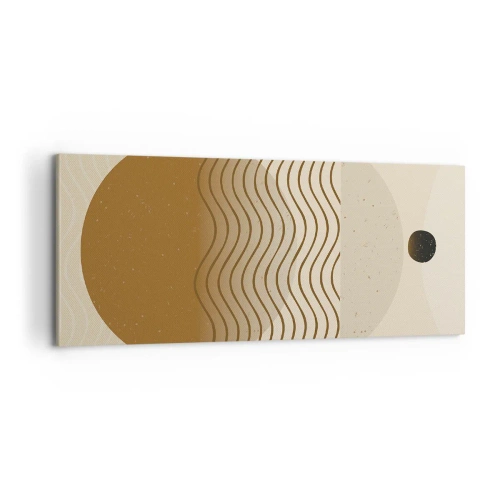 Impression sur toile - Image sur toile - Sur l'origine des figures géométriques - 100x40 cm