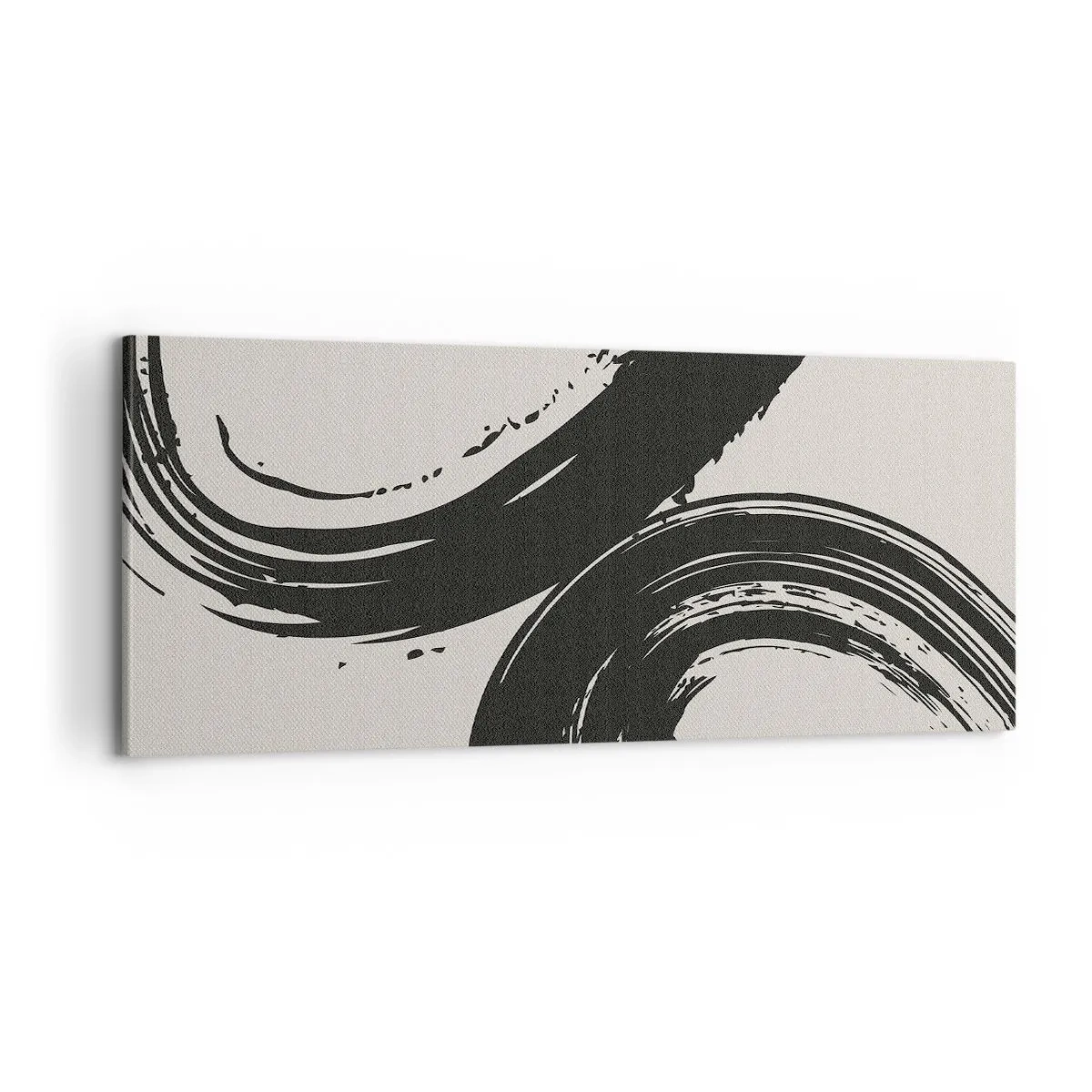Impression sur toile - Image sur toile - Balayage circulaire - 100x40 cm