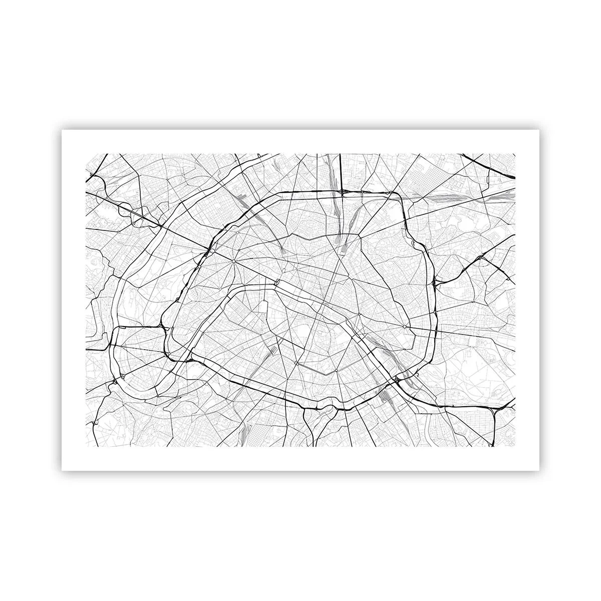 Affiche - Poster - Fleur de Paris - 70x50 cm