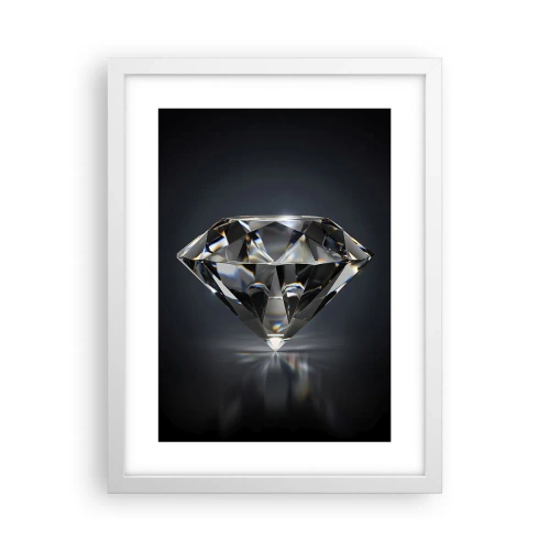 Affiche dans un cadre blanc - Poster - La meilleure amie - 30x40 cm