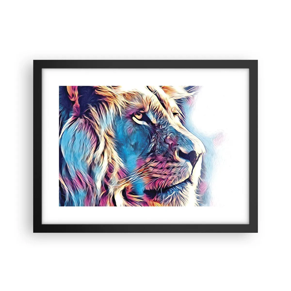 Affiche dans un cadre noir - Poster - L'intelligence de la nature - 40x30 cm