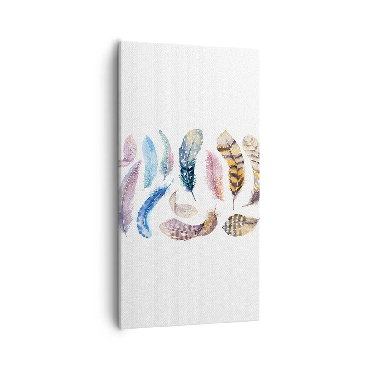 Impression sur toile - Image sur toile - Léger, bariolé et multicolore - 55x100 cm