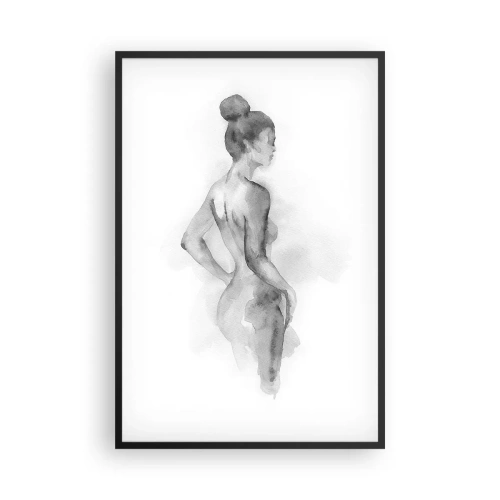 Affiche dans un cadre noir - Poster - Belle comme une peinture - 61x91 cm