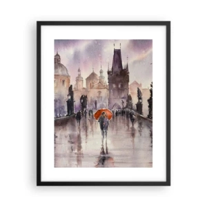 Affiche dans un cadre noir - Poster - Les gens ne changent pas - 40x50 cm