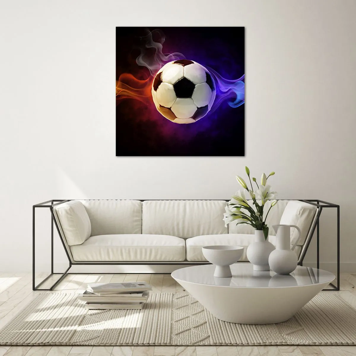 Impression sur verre - Image sur verre - Le pouvoir magique du jeu - 50x50 cm