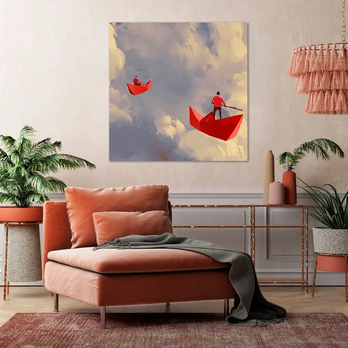 Impression sur toile - Image sur toile - Expédition des Rêveurs - 50x50 cm