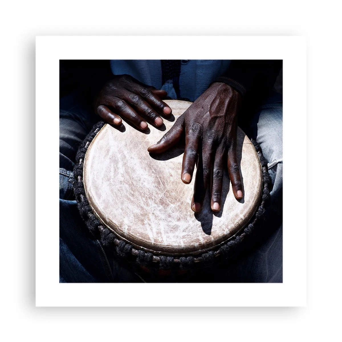 Affiche - Poster - Vis à son rythme - 40x40 cm