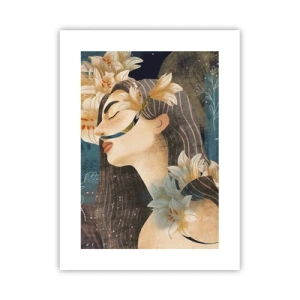 Affiche - Poster - Conte de fée sur la princesse lilas - 30x40 cm