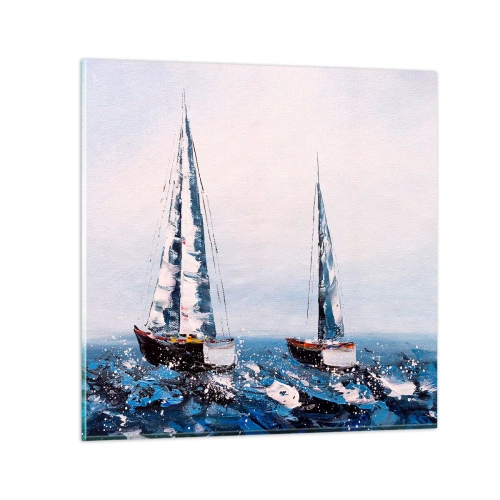 Impression sur verre - Image sur verre - Confrérie du vent - 40x40 cm