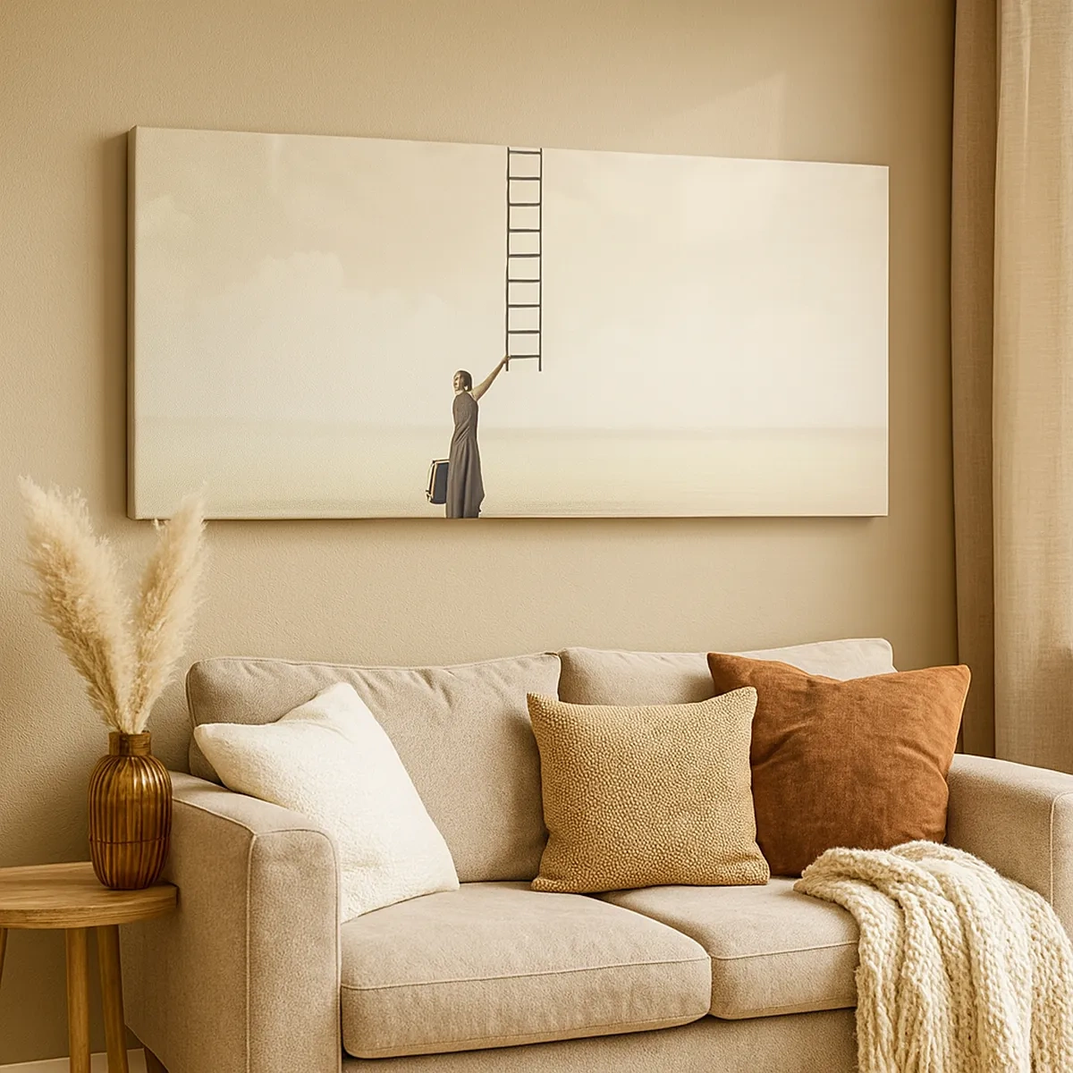 Impression sur toile - Image sur toile - Voyage magique - 30x30 cm