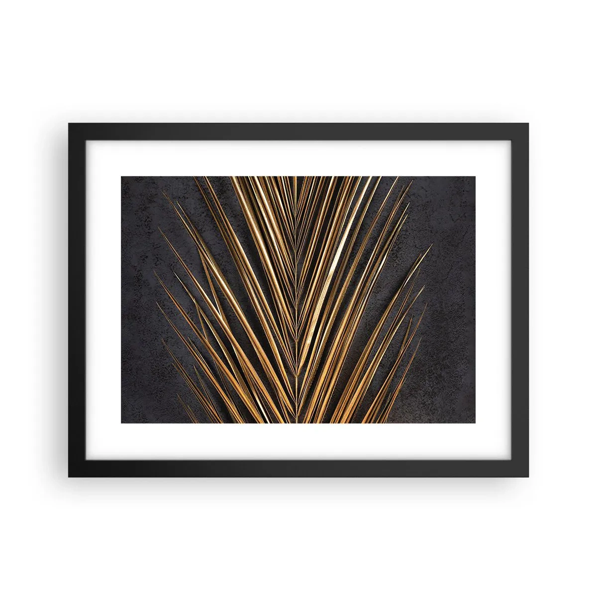 Affiche dans un cadre noir - Poster - L'or des tropiques - 40x30 cm