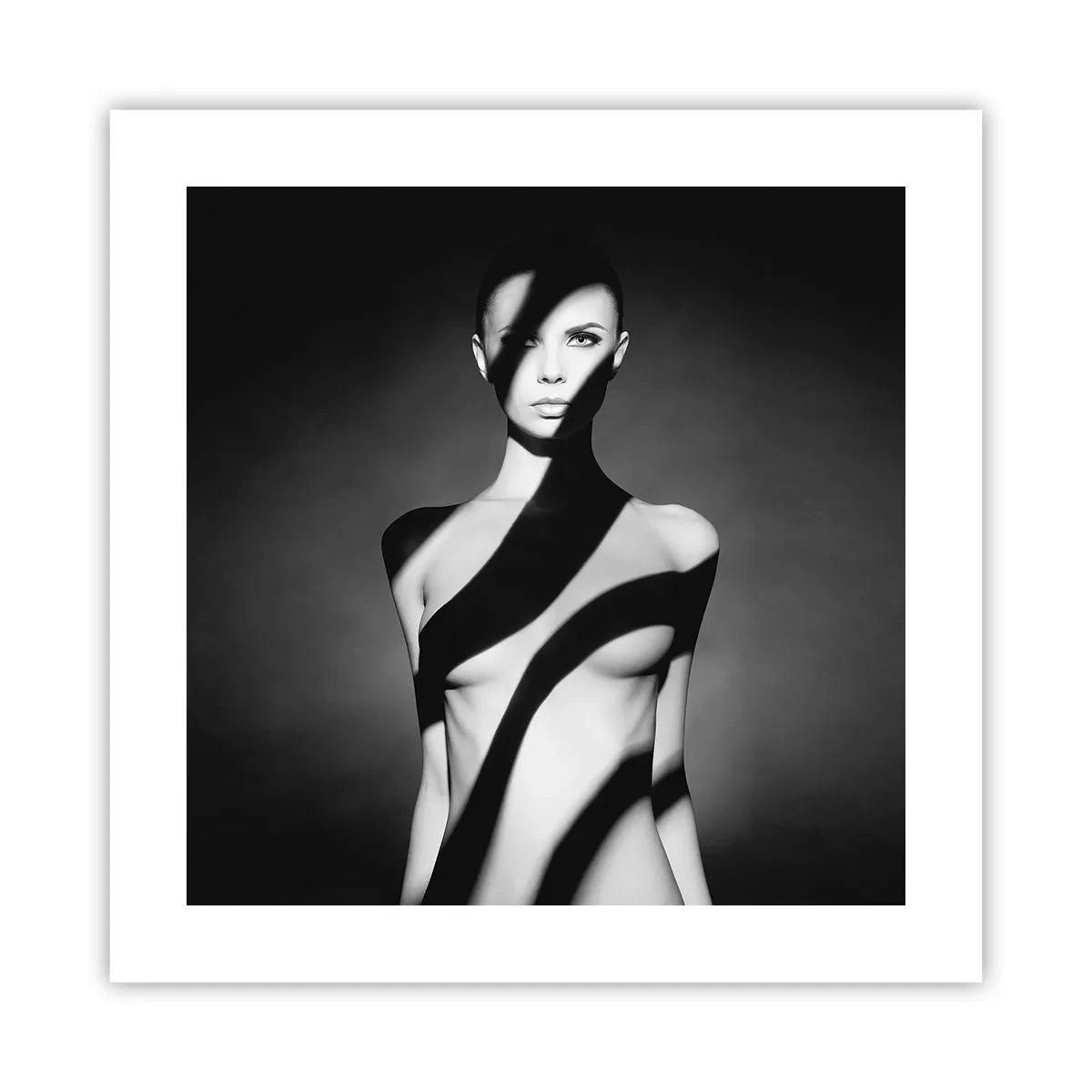 Affiche - Poster - Dans la brillance et l'ombre - 40x40 cm