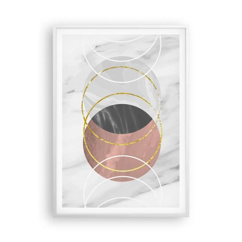 Affiche dans un cadre blanc - Poster - Musique des sphères - 70x100 cm