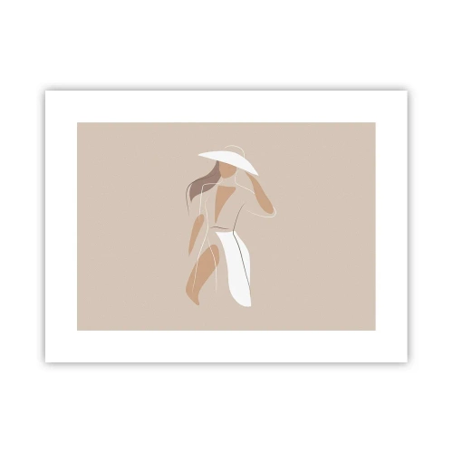 Affiche - Poster - Lea mode est un jeu - 40x30 cm